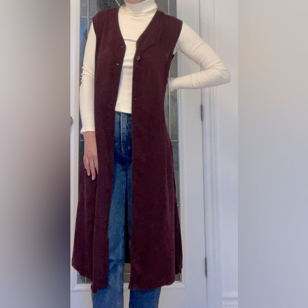 Tristan & Iseut long button up vest